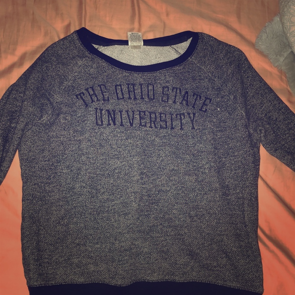 Gray PINK OSU sweatshirt